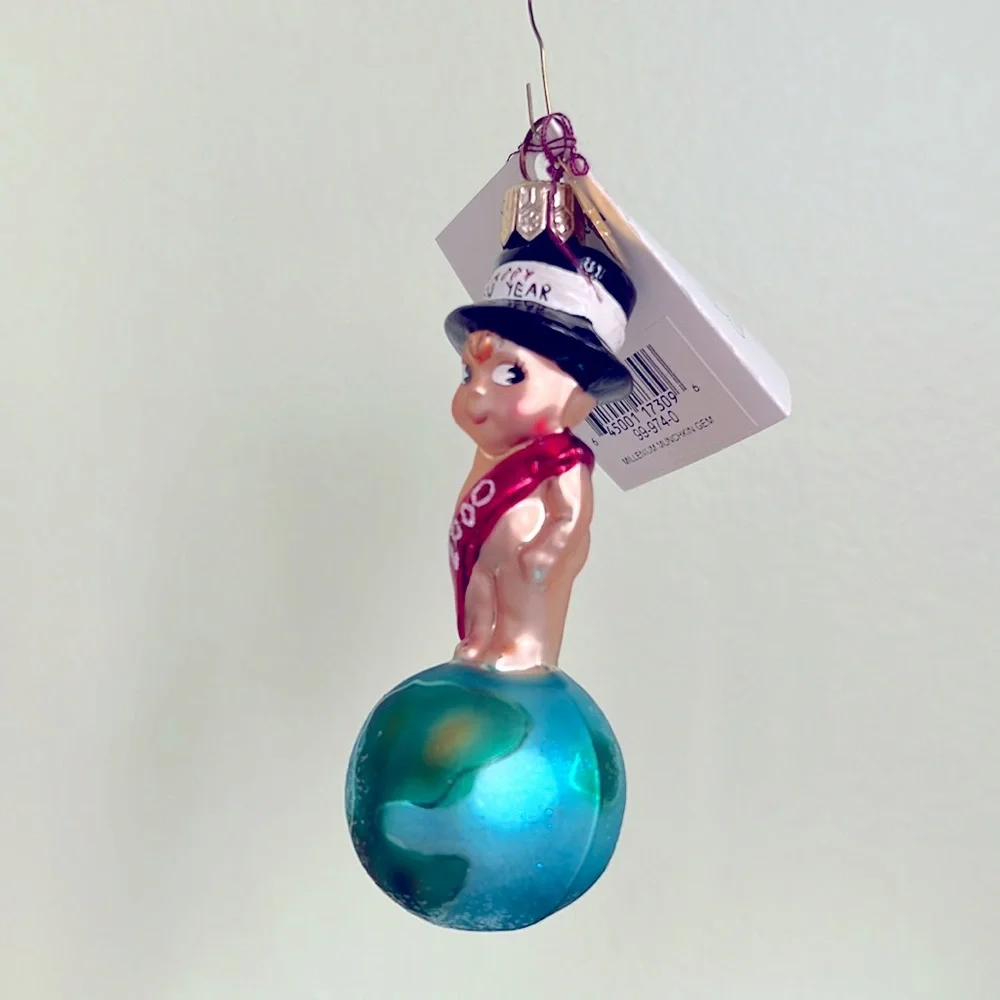 Christopher Radko New Year Baby Ornament